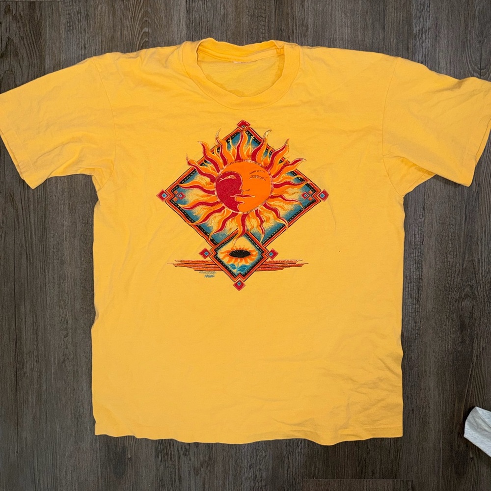 Vintage yellow single stitch T-shirt